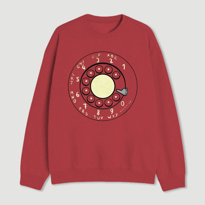 Rotary Dial Vintage Nerd Sweatshirt