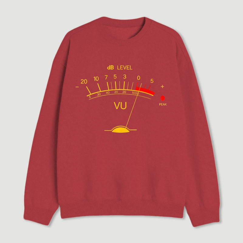 Volume Vu Meter Vintage Sweatshirt