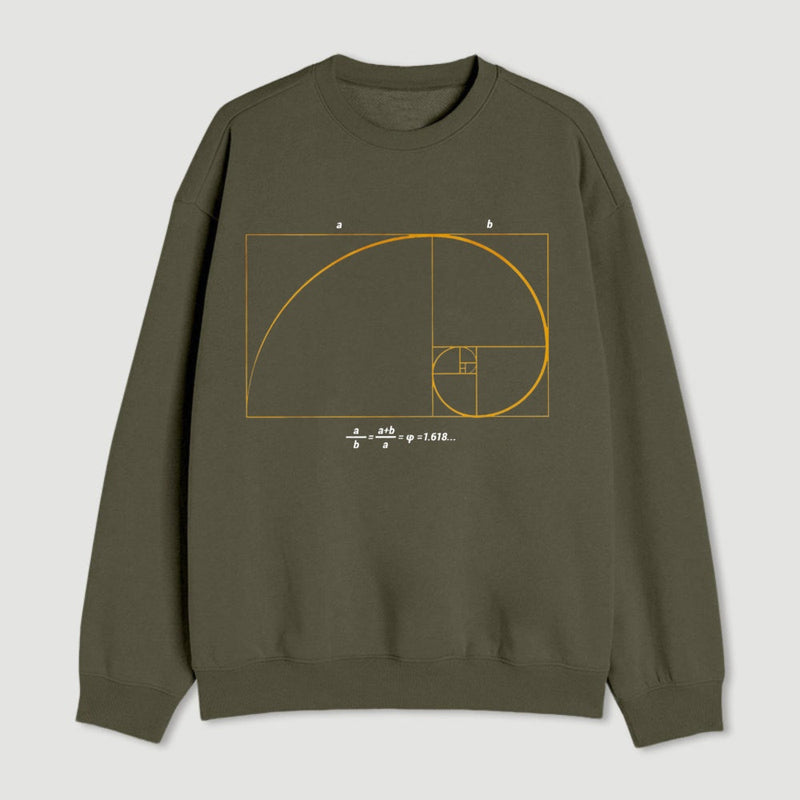 Fibonacci Math Art Science Engineer Sweatshirt
