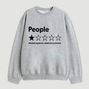 Funny 1-Star Review Graphic Sweatshirt