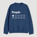 Funny 1-Star Review Graphic Sweatshirt