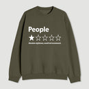 Funny 1-Star Review Graphic Sweatshirt