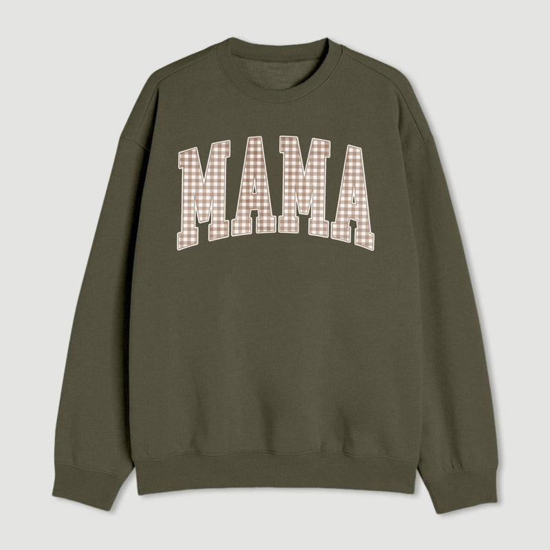 Vintage Gingham Mama Sweatshirt Mothers Day Gift