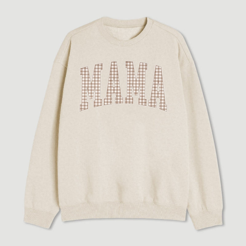 Vintage Gingham Mama Sweatshirt Mothers Day Gift