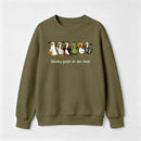 Spooky Goose on the Loose Funny Halloween Sweatshirt