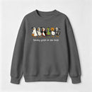 Spooky Goose on the Loose Funny Halloween Sweatshirt