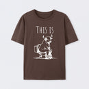 This Is Bull On Toilet Pure Cotton Short Sleeve T-Shirt