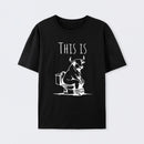 This Is Bull On Toilet Pure Cotton Short Sleeve T-Shirt