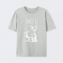 This Is Bull On Toilet Pure Cotton Short Sleeve T-Shirt