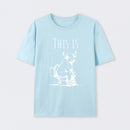 This Is Bull On Toilet Pure Cotton Short Sleeve T-Shirt