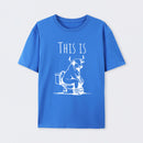 This Is Bull On Toilet Pure Cotton Short Sleeve T-Shirt