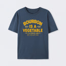 Bourbon Is A Vegetable 51 Percent Corn By Law Pure Cotton Short Sleeve T-Shirt