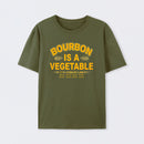 Bourbon Is A Vegetable 51 Percent Corn By Law Pure Cotton Short Sleeve T-Shirt