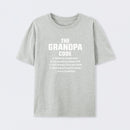 The Grandpa Code Fun Mandatory Yes Always Pure Cotton Short Sleeve T-Shirt