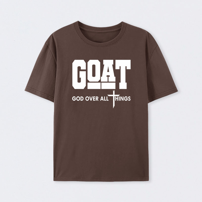 Goat God Over All Things Graphic T-Shirt