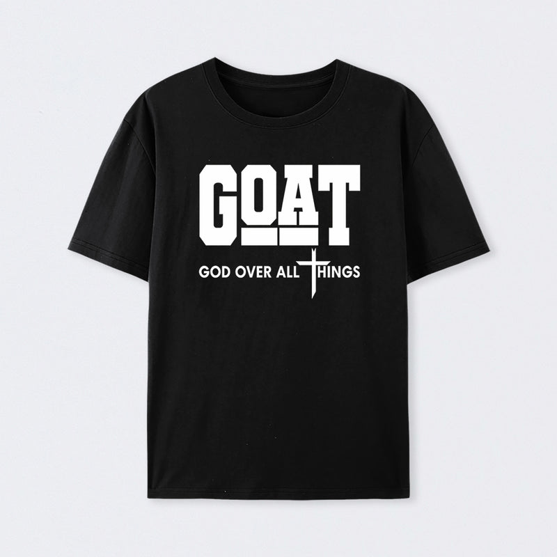 Goat God Over All Things Graphic T-Shirt