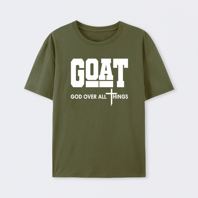 Goat God Over All Things Graphic T-Shirt