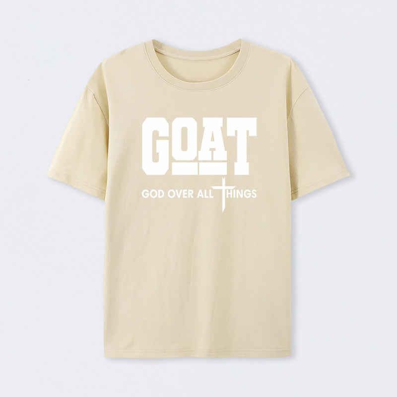 Goat God Over All Things Graphic T-Shirt