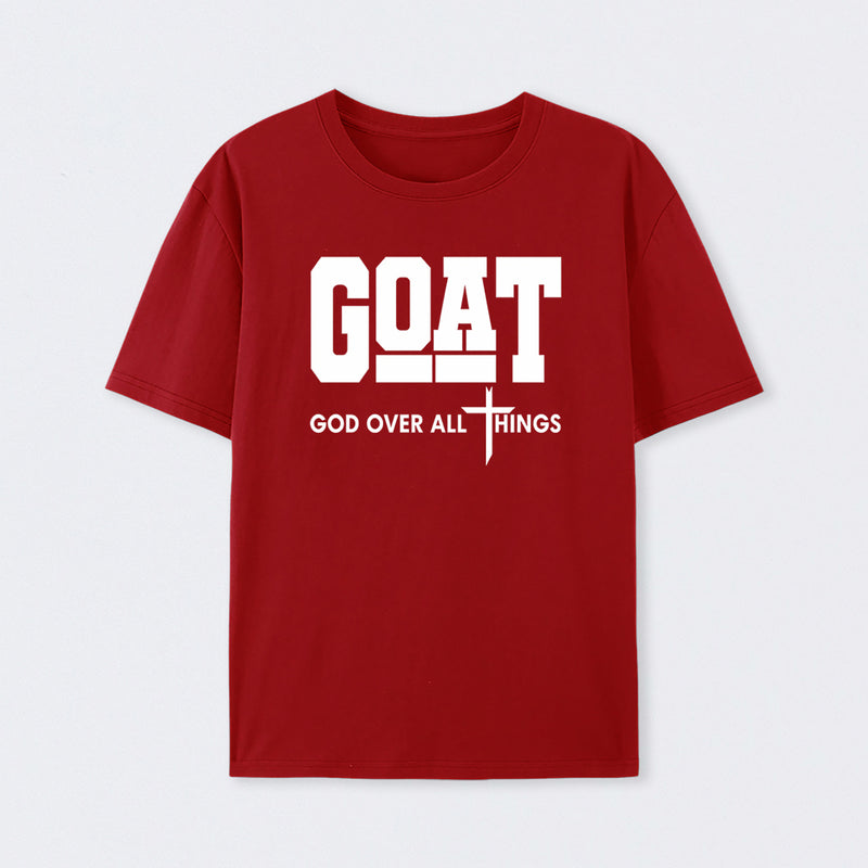 Goat God Over All Things Graphic T-Shirt