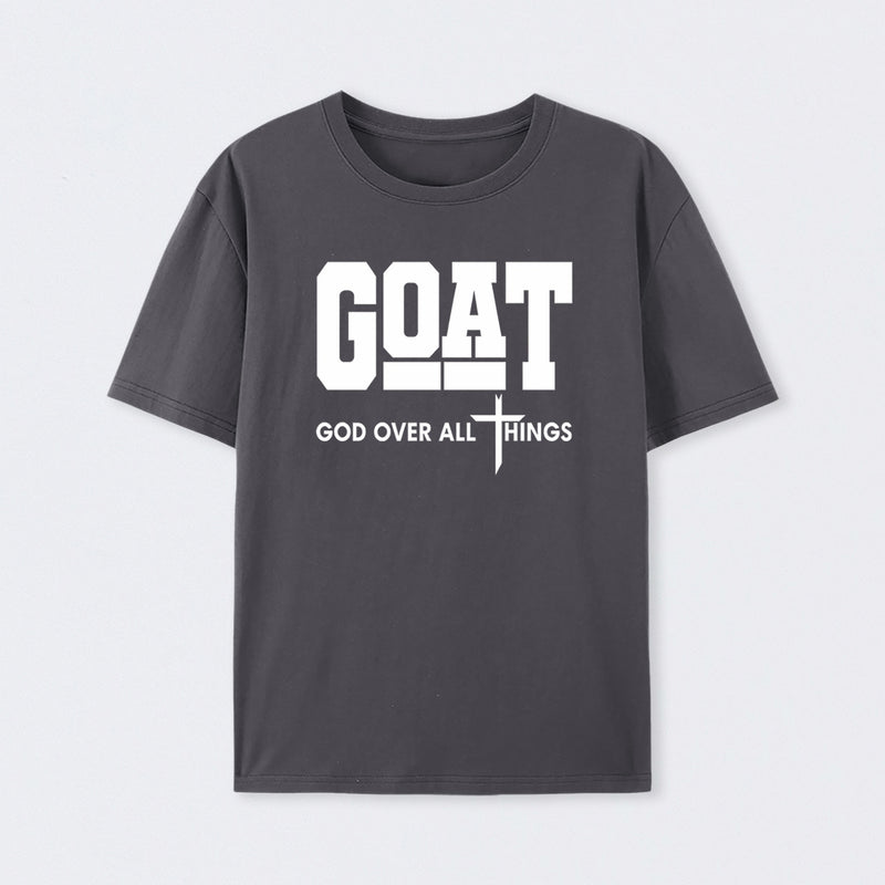Goat God Over All Things Graphic T-Shirt