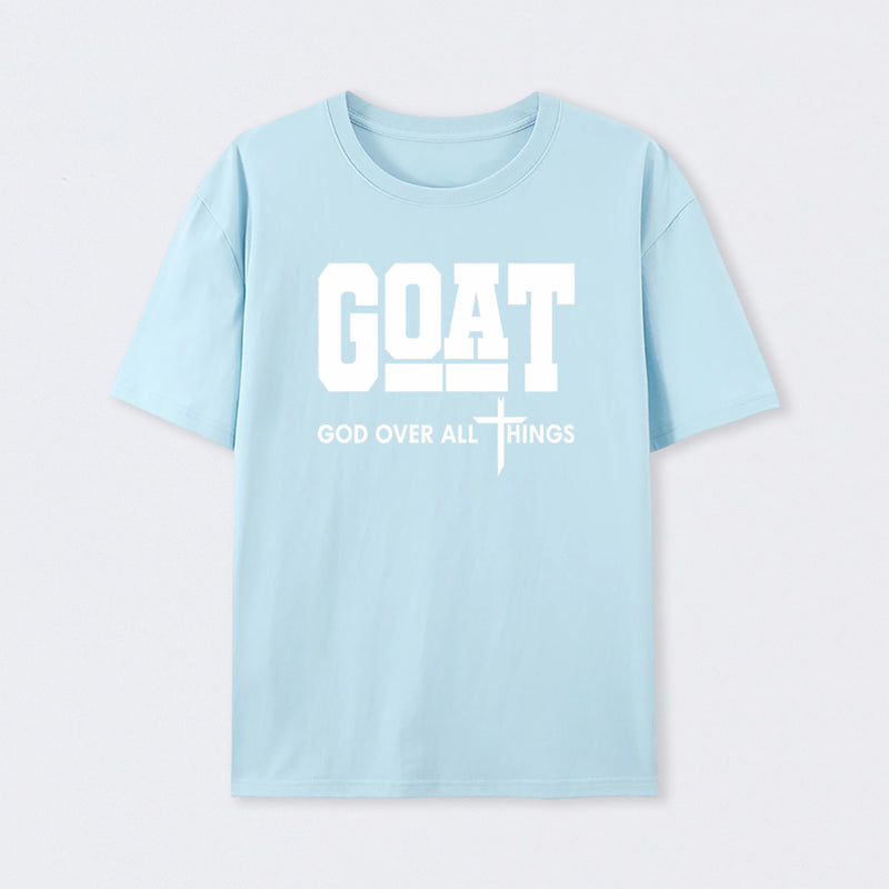 Goat God Over All Things Graphic T-Shirt