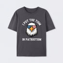 Put The Tism In Patriotism Athletic Eagle T-Shirt