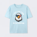 Put The Tism In Patriotism Athletic Eagle T-Shirt