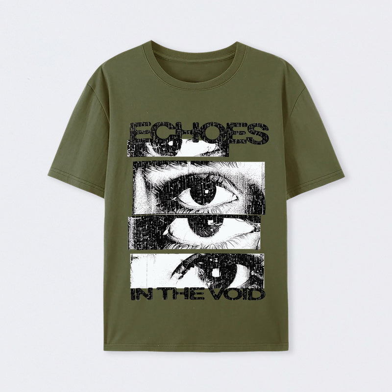 Men's Echoes Cropped T-Shirt