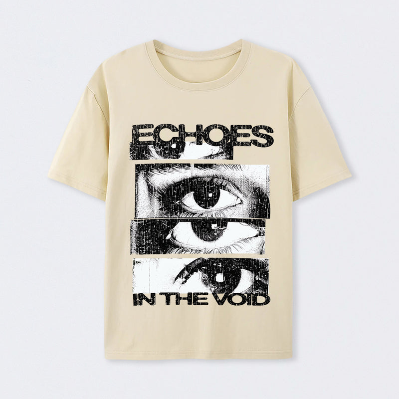 Men's Echoes Cropped T-Shirt