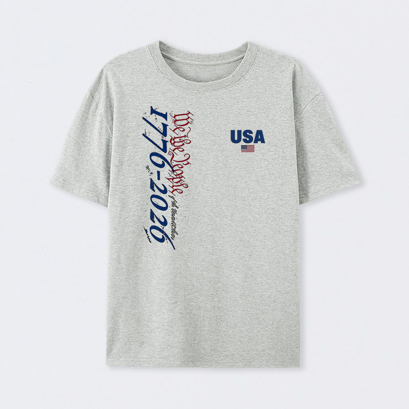 Celebrate 250 Years of American Heritage Unisex Black T-shirt
