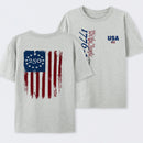 Celebrate 250 Years of American Heritage Unisex Black T-shirt