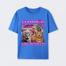 Lesbians Eat What Funny Cat T-Shirt