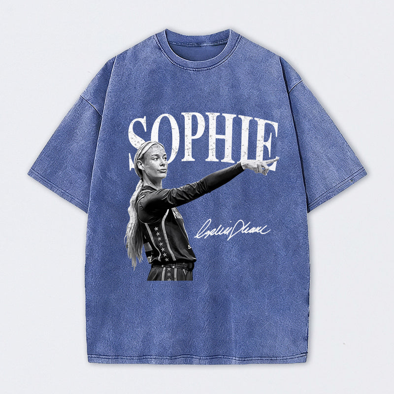 Sophie Cunningham Point God Bella Washed T-Shirt
