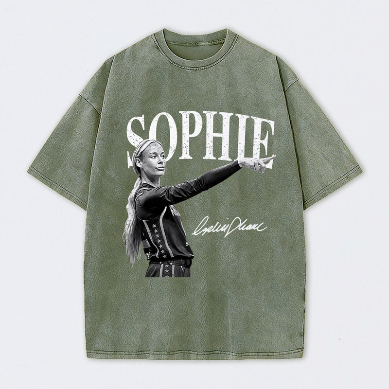 Sophie Cunningham Point God Bella Washed T-Shirt