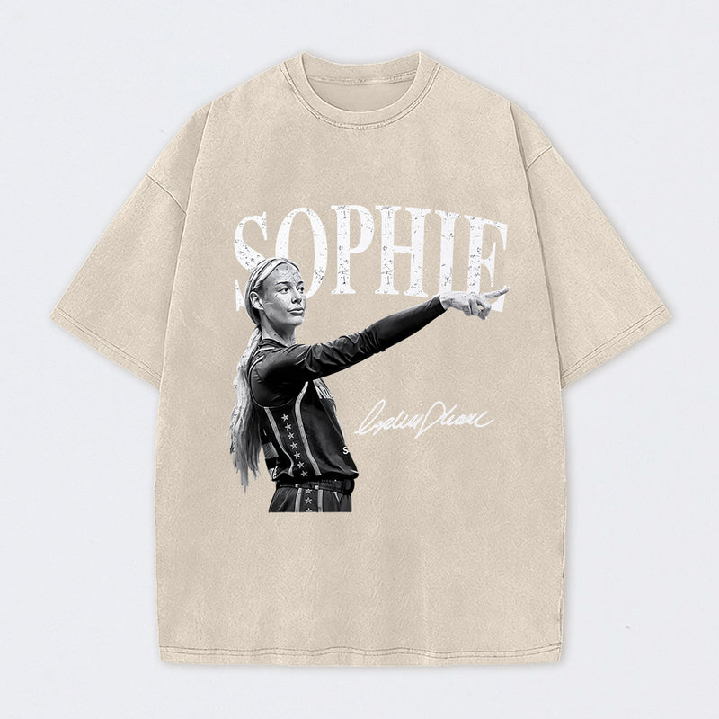 Sophie Cunningham Point God Bella Washed T-Shirt