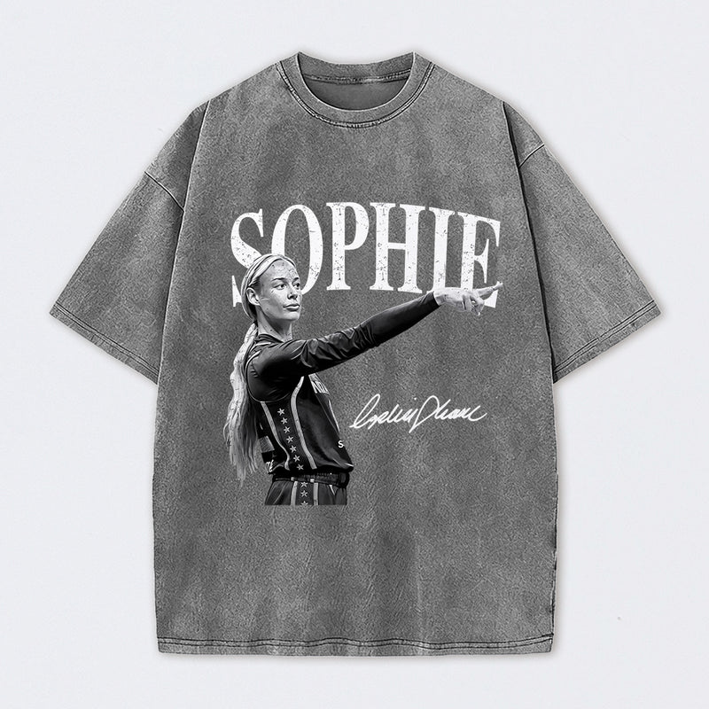 Sophie Cunningham Point God Bella Washed T-Shirt