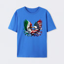 America Mexico Flag Vintage Mexican Roots American T-Shirt
