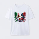 America Mexico Flag Vintage Mexican Roots American T-Shirt