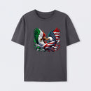 America Mexico Flag Vintage Mexican Roots American T-Shirt