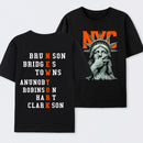 NewYork 2 Side Basketball Fans T-Shirt