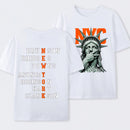 NewYork 2 Side Basketball Fans T-Shirt