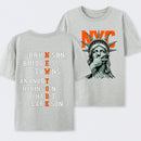 NewYork 2 Side Basketball Fans T-Shirt
