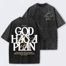 Vintage God Has A Plan Double-Sided T-Shirt