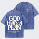 Vintage God Has A Plan Double-Sided T-Shirt