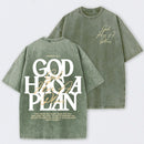 Vintage God Has A Plan Double-Sided T-Shirt