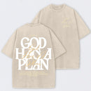 Vintage God Has A Plan Double-Sided T-Shirt