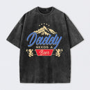 Daddy Needs A Beer Shirt Vintage Washed T-Shirt