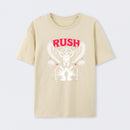 To Honor Rush Band Vintage Rock Owl Wings T-Shirt