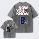 Sophie Cunningham Now You Know Double-Sided Basketball Graphic Washed T-Shirt