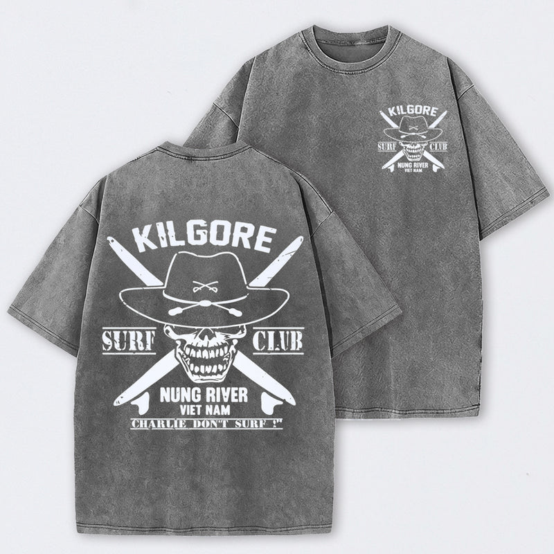 Kilgore Surf Club Nung River Vietnam Washed T-Shirt